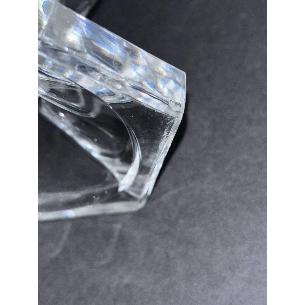 Vintage Val St. Lambert Crystal Vase Art Deco